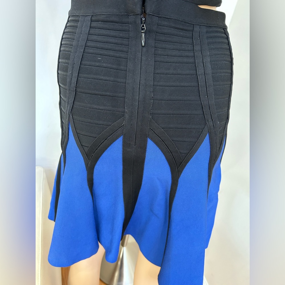 Richly textured Herve Leger Skirt